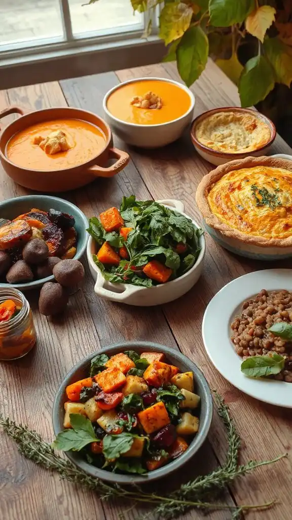 delicious vegetarian fall dinners