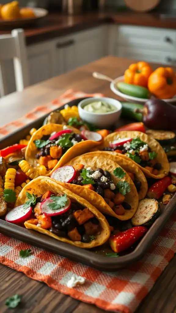 delicious vegetarian taco recipe