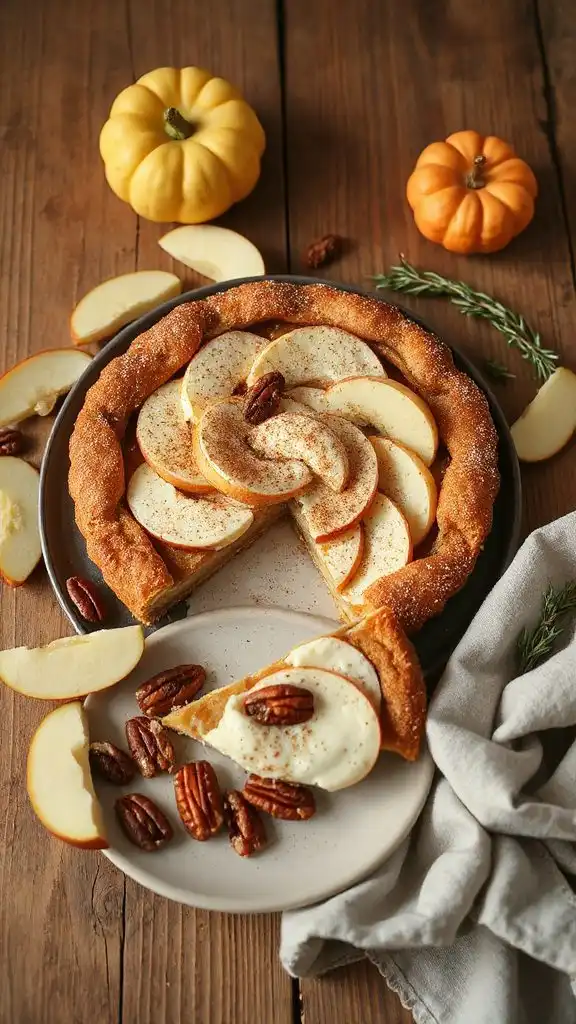 delightful apple cinnamon tart