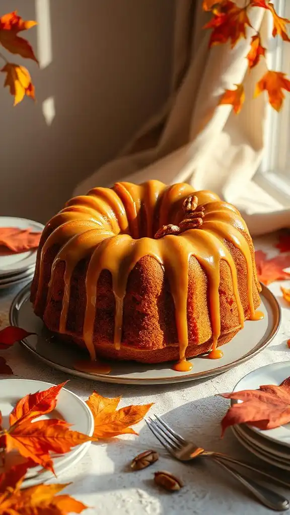 delightful autumn bundt cake