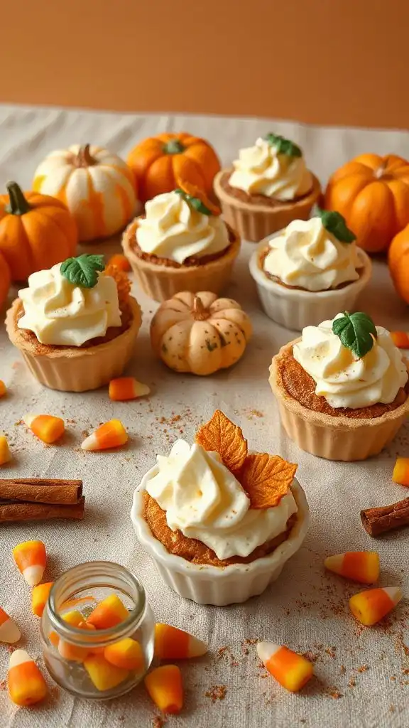 delightful bite sized pumpkin pies