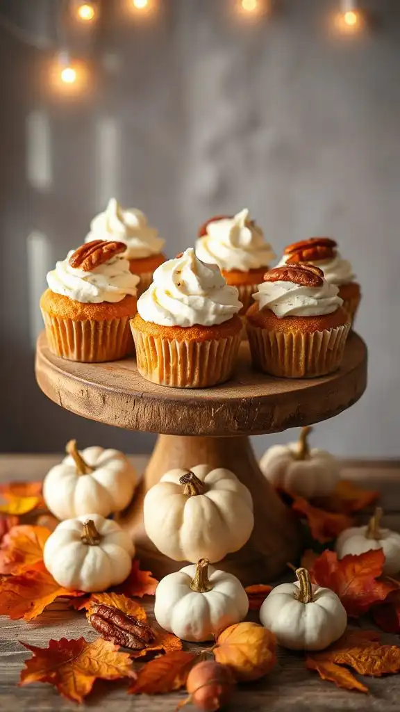 delightful fall mini cupcakes