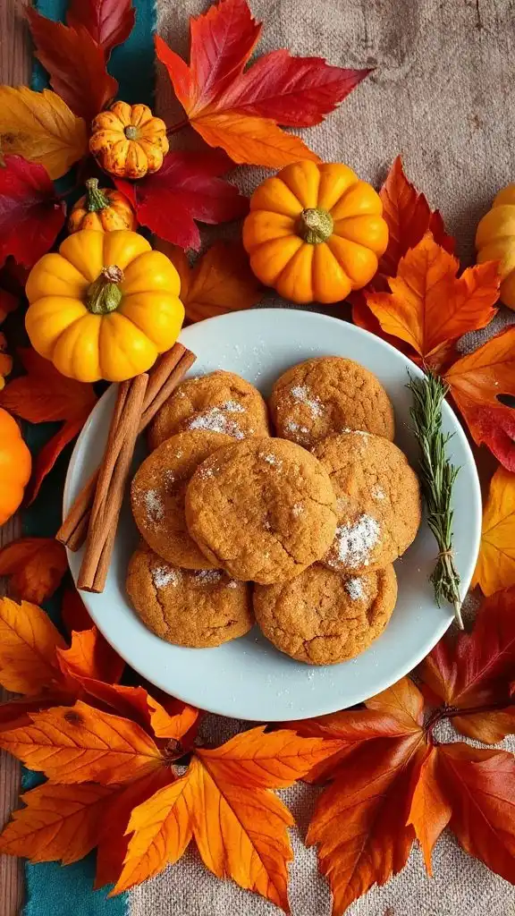 delightful fall pumpkin cookies