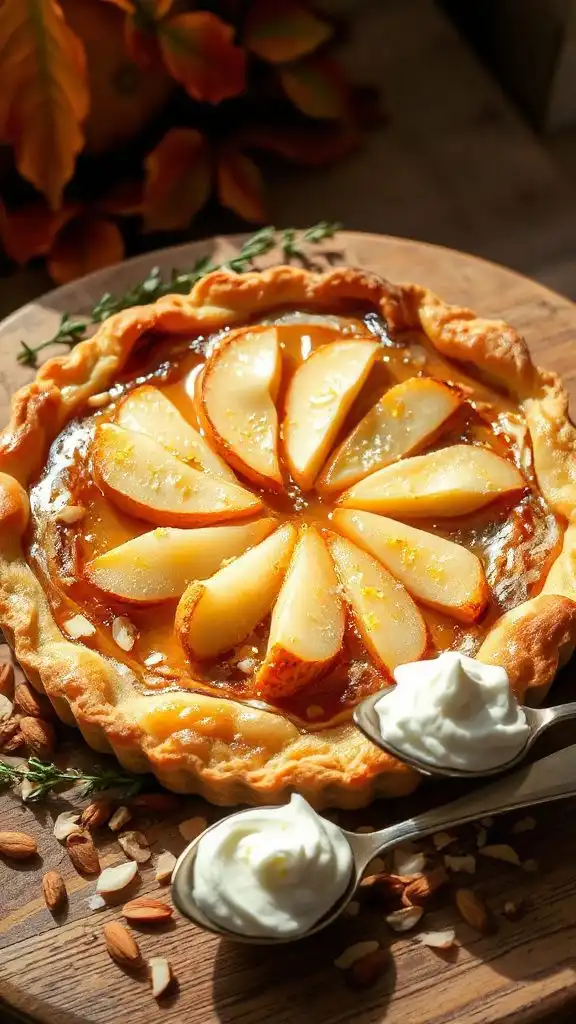 delightful pear almond dessert