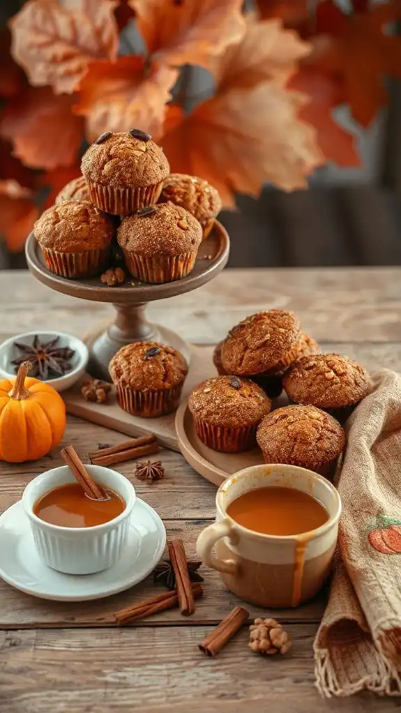 delightful pumpkin spice muffins