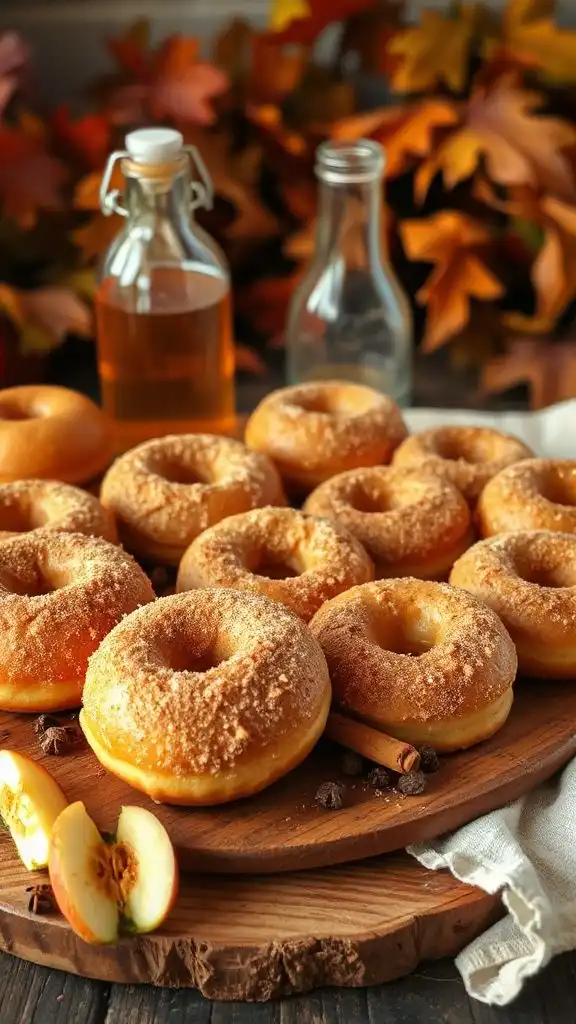 delightful spiced apple cider donuts