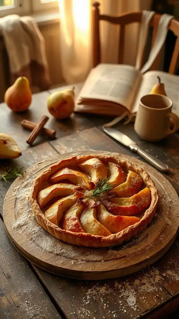 delightful spiced pear dessert