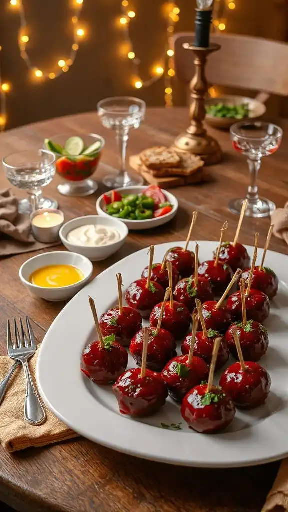 diet friendly cranberry meatball recipe