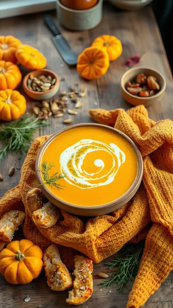 dill pumpkin soup recipe