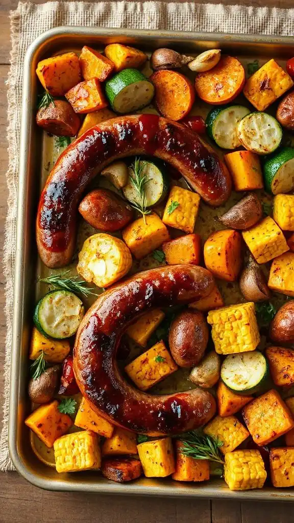 easy bbq sausage dinner