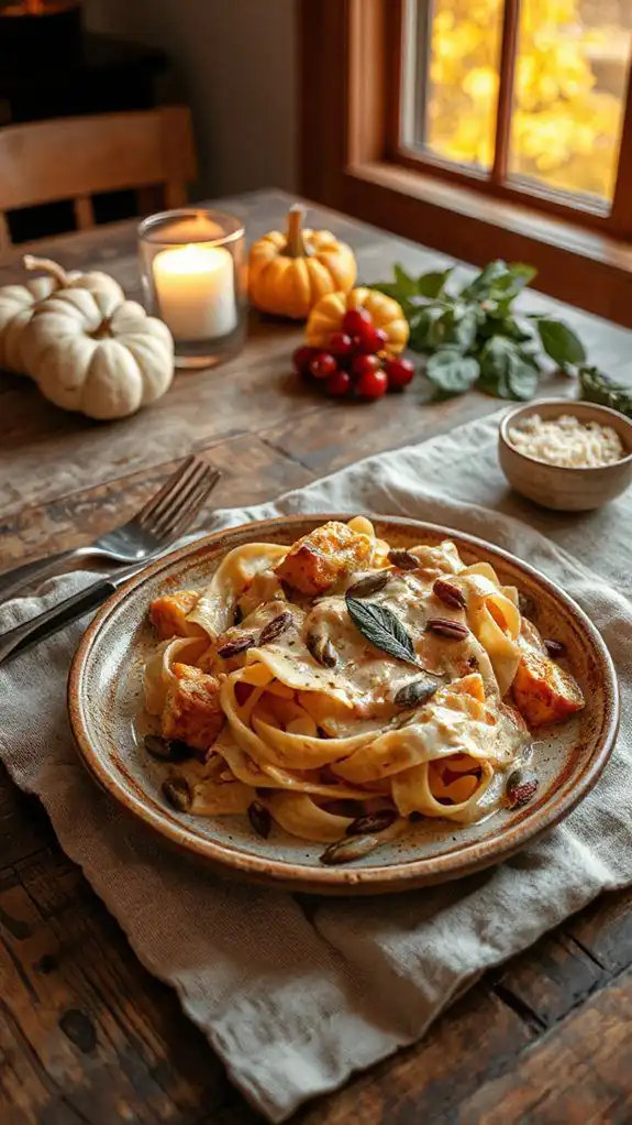 easy butternut squash pasta