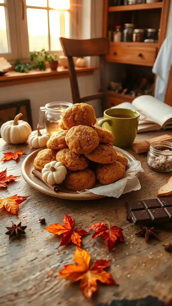easy fall pumpkin cookies