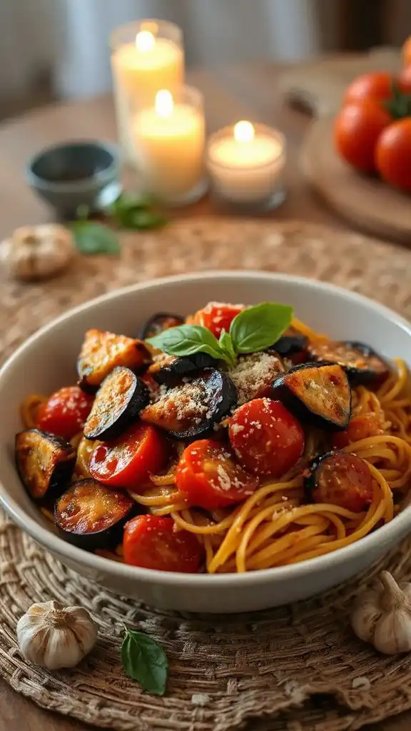 eggplant tomato pasta recipe