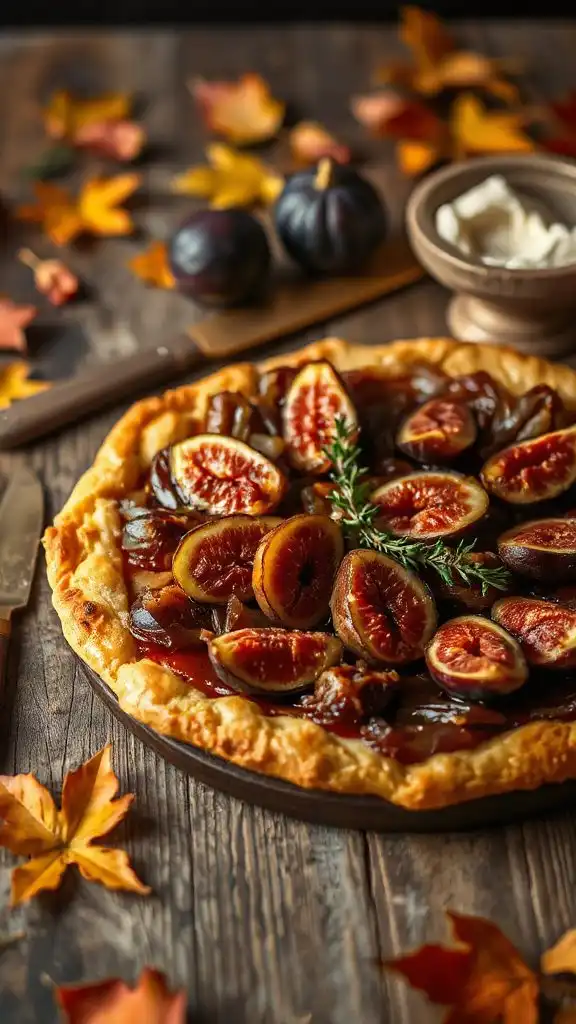 elegant fall flavor tart