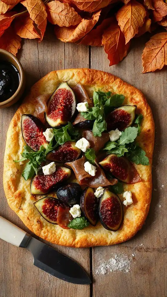 elegant flatbread with figs elegant flatbread with figs