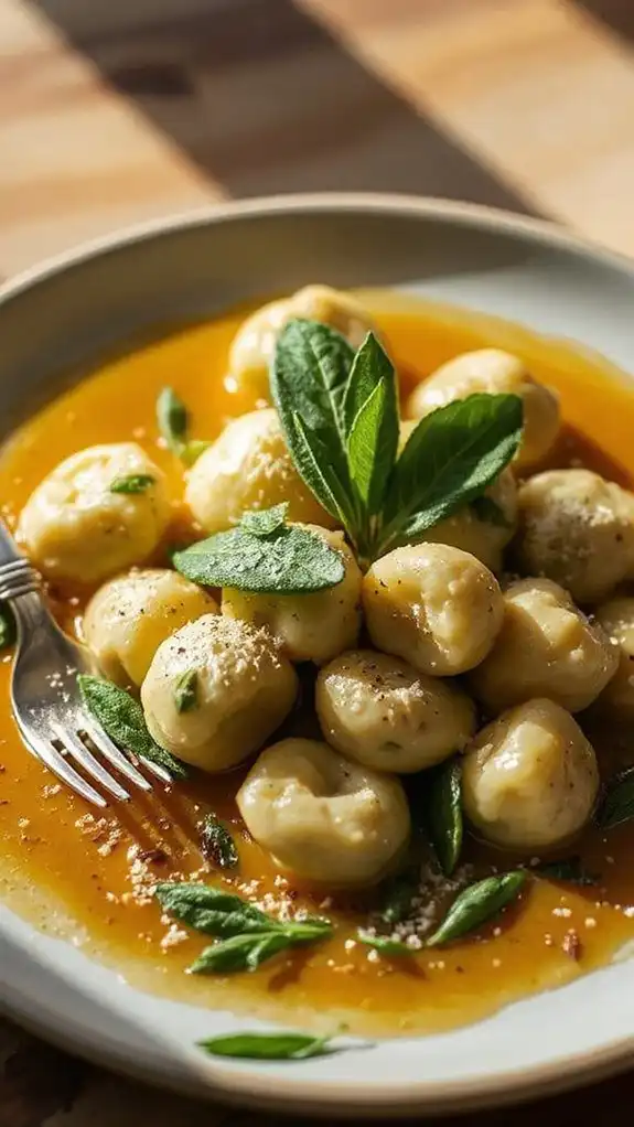 elegant spinach ricotta gnocchi