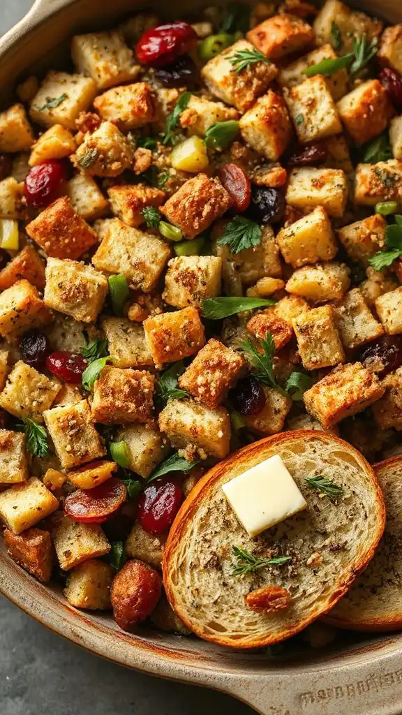 elevate herbed stuffing flavors