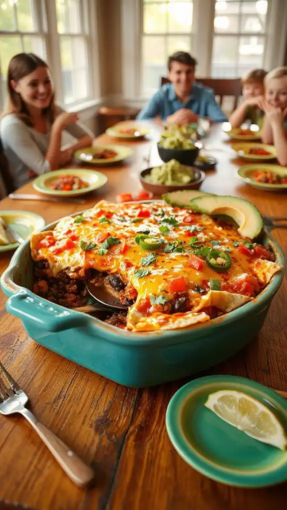 enchilada taco casserole recipe
