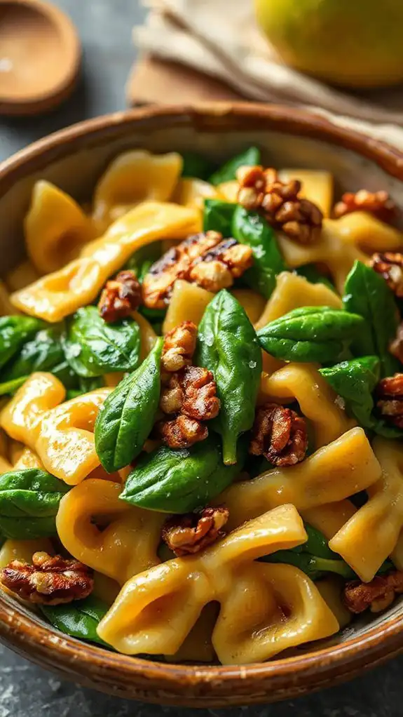 exquisite pasta with pears