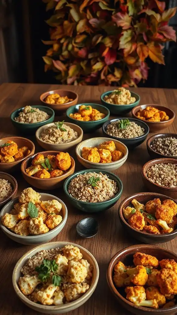 fall grain cauliflower recipes