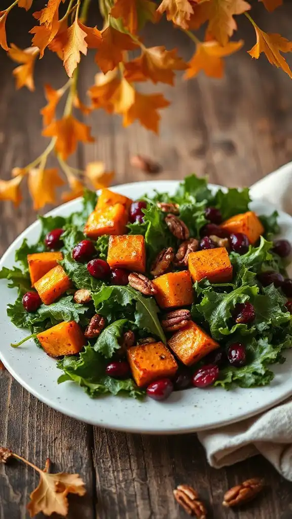 fall greens salad recipe