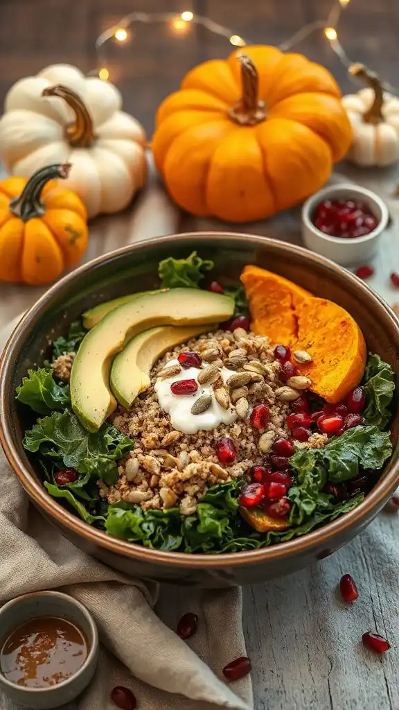 fall harvest buddha bowl