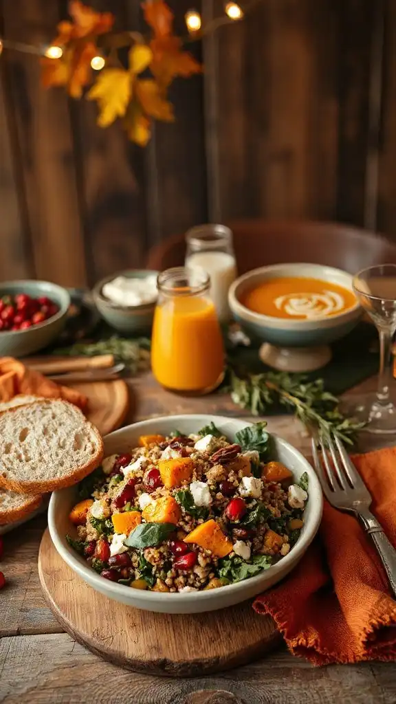 fall harvest quinoa salad recipe