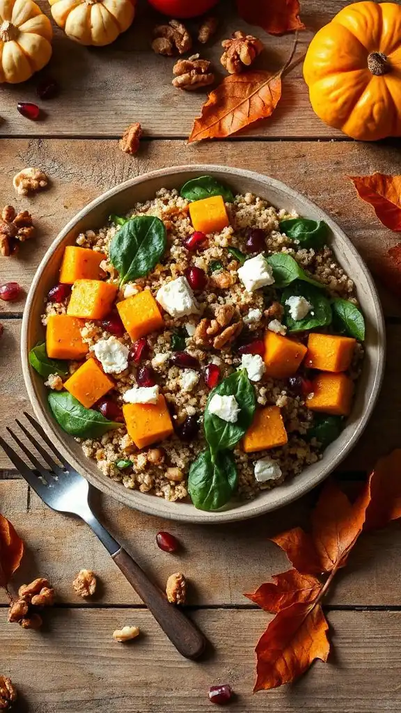 fall inspired quinoa salad recipe