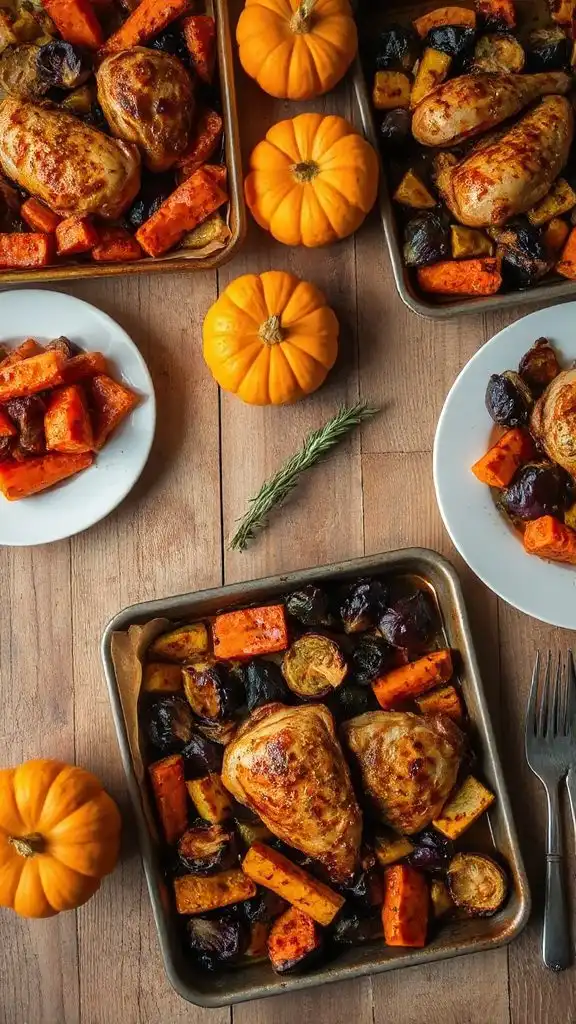 fall inspired sheet pan meals