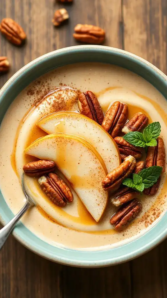 fall inspired smoothie bowl recipe