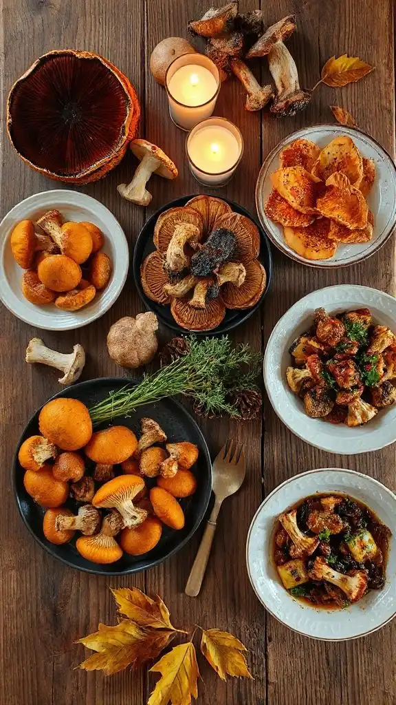 fall mushroom dinner recipes