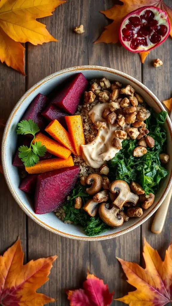 fall nourishing buddha bowls