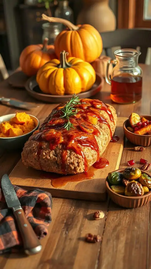 festive autumn meatloaf recipe