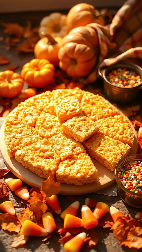 festive candy corn treats