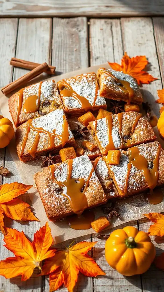 festive gingerbread blondie recipe