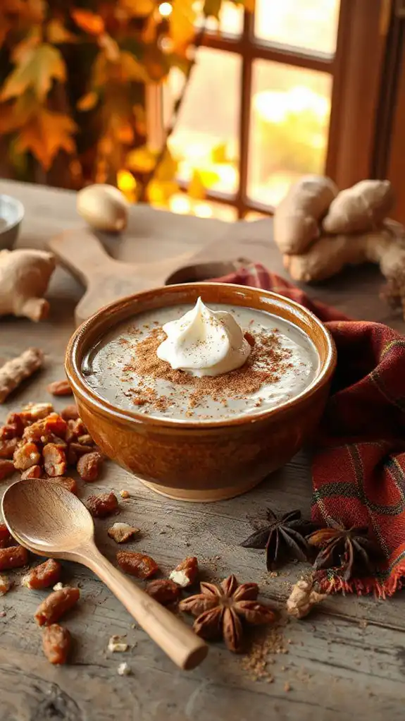 festive gingerbread chia delight
