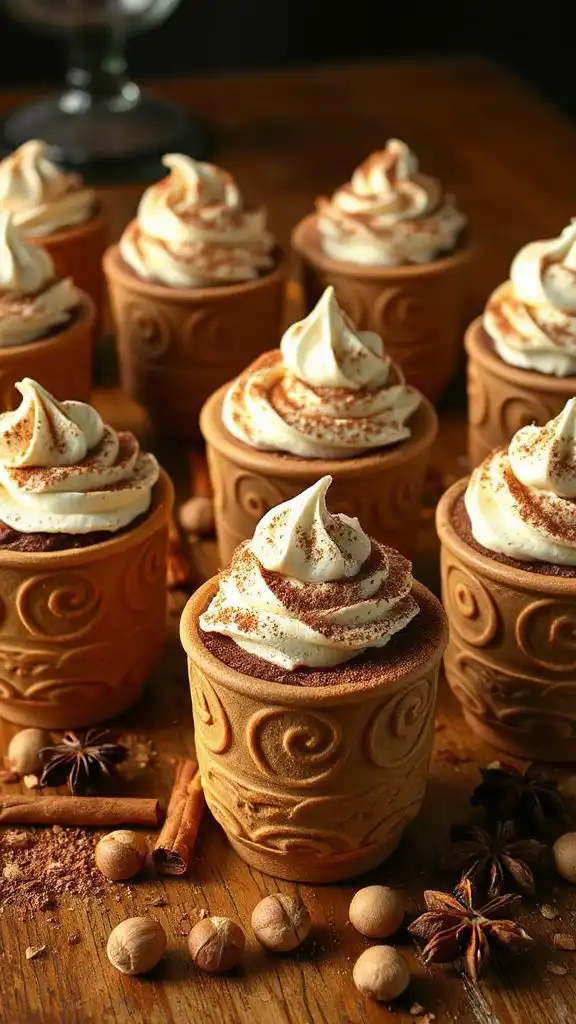 festive gingerbread hazelnut treats
