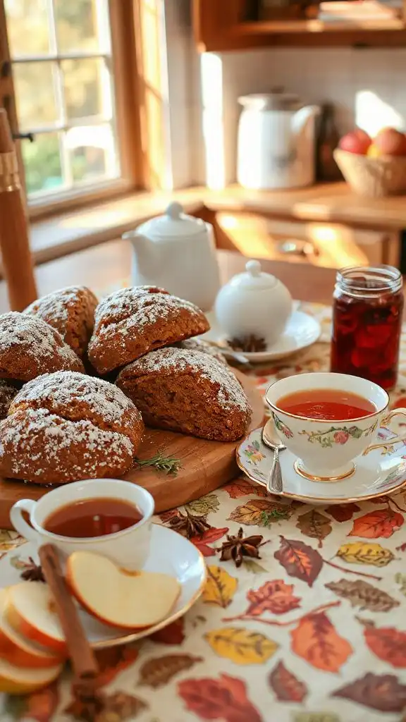 festive gingerbread scones recipe