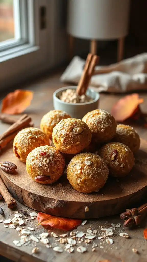 festive no bake energy bites