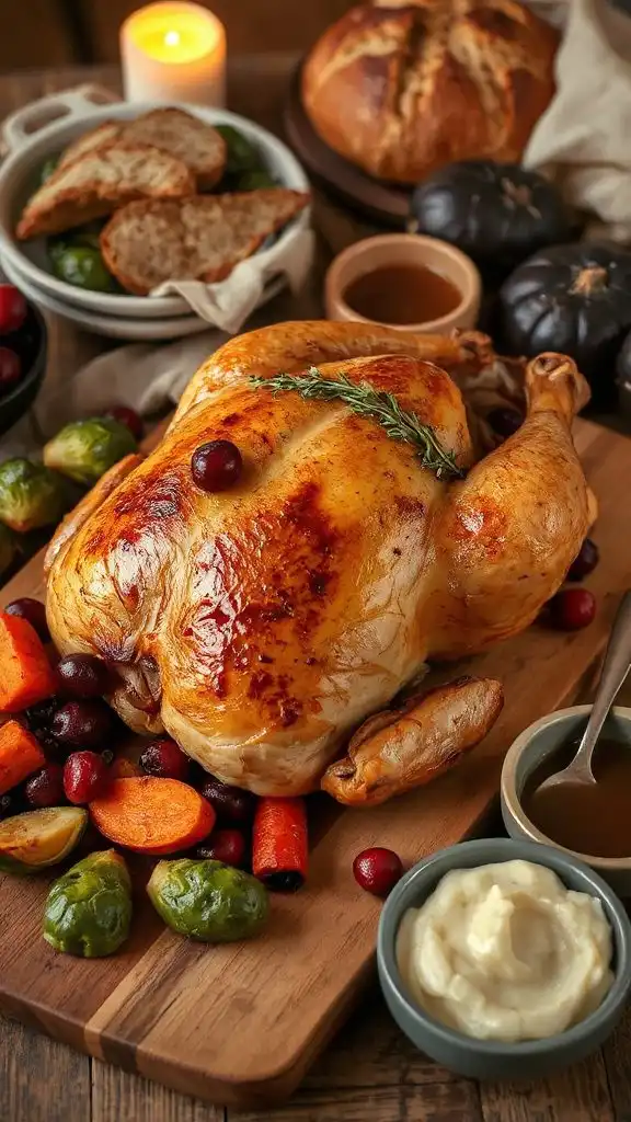 festive roasted chicken recipe