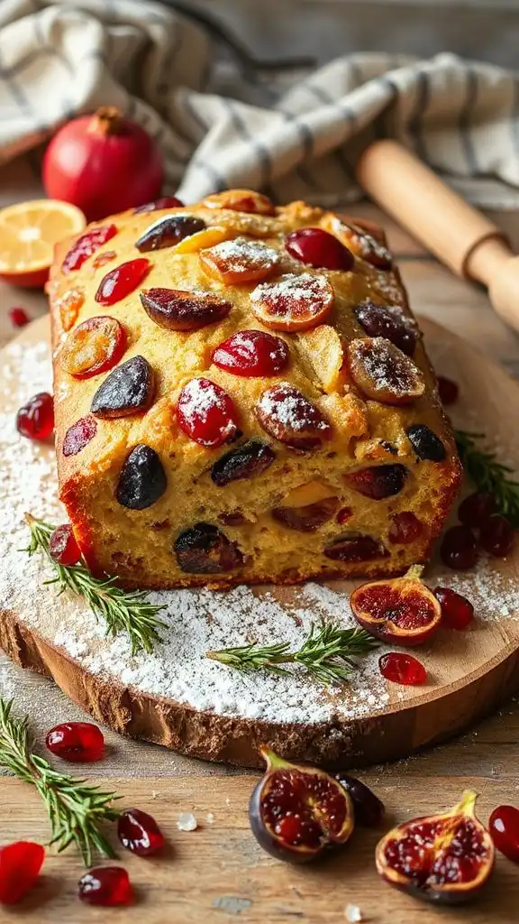 festive vanilla fig loaf