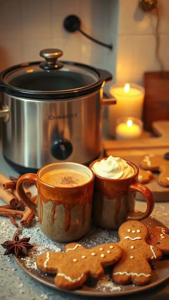 festive warming gingerbread latte