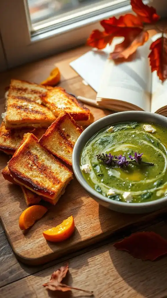 feta spinach soup delight