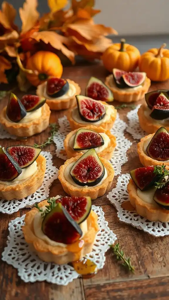 fig and brie tarts