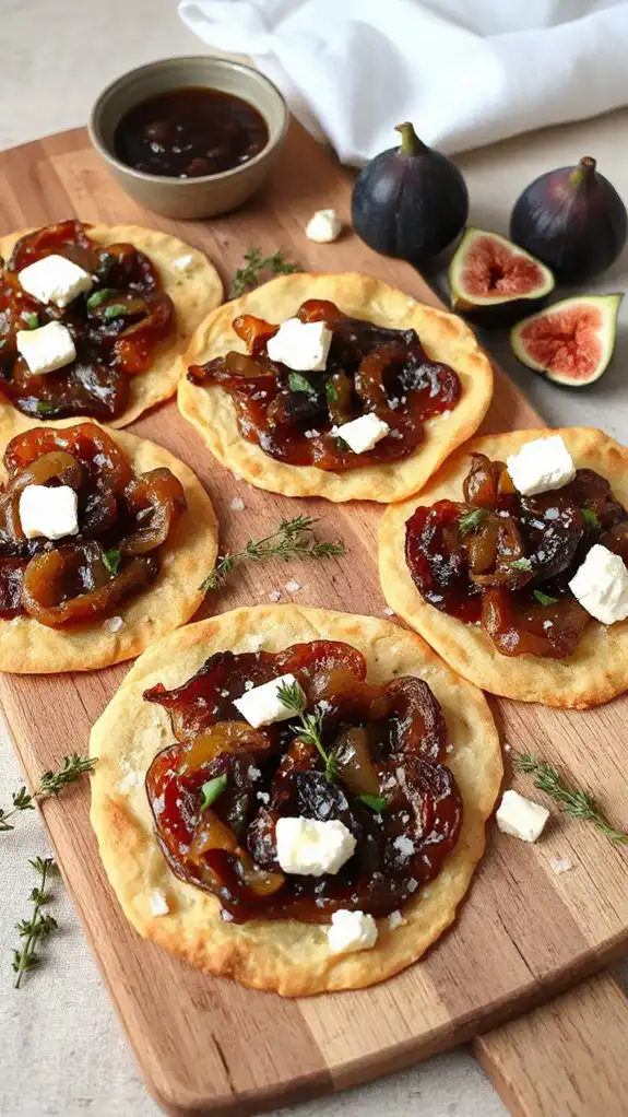 fig and onion flatbread