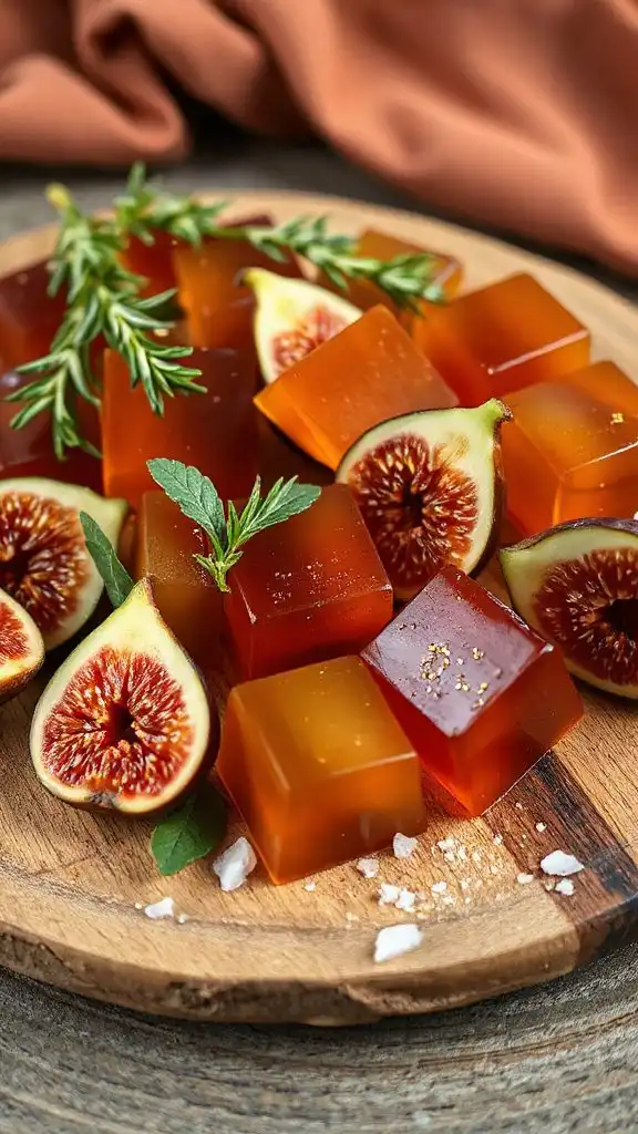 fig and rosemary gel e