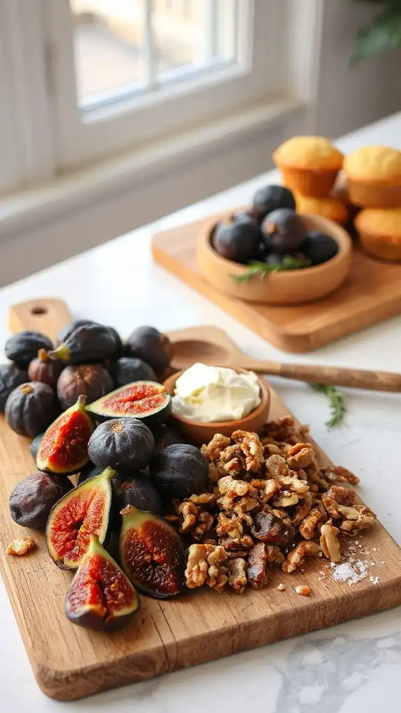 fig and walnut mixture
