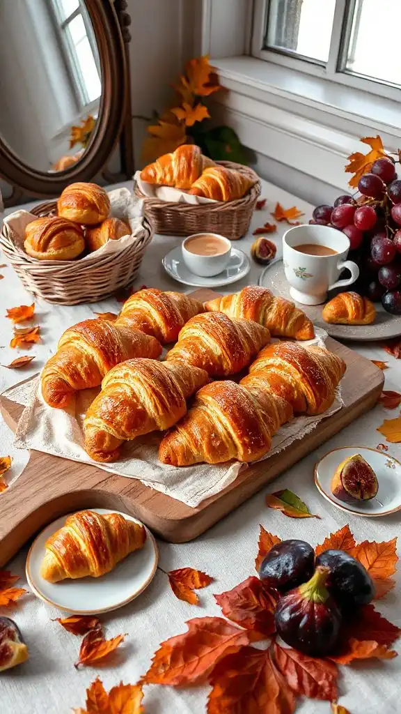 flaky buttery crescent pastry