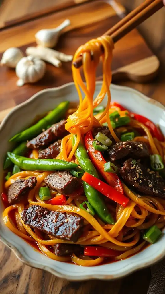 flavor packed honey garlic stir fry