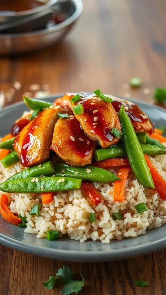 flavorful asian chicken stir fry